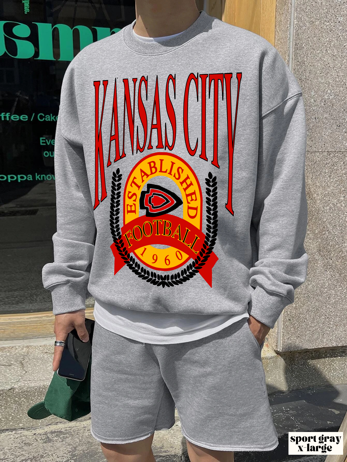 Vintage Kansas City shops Chiefs NFL Crewneck