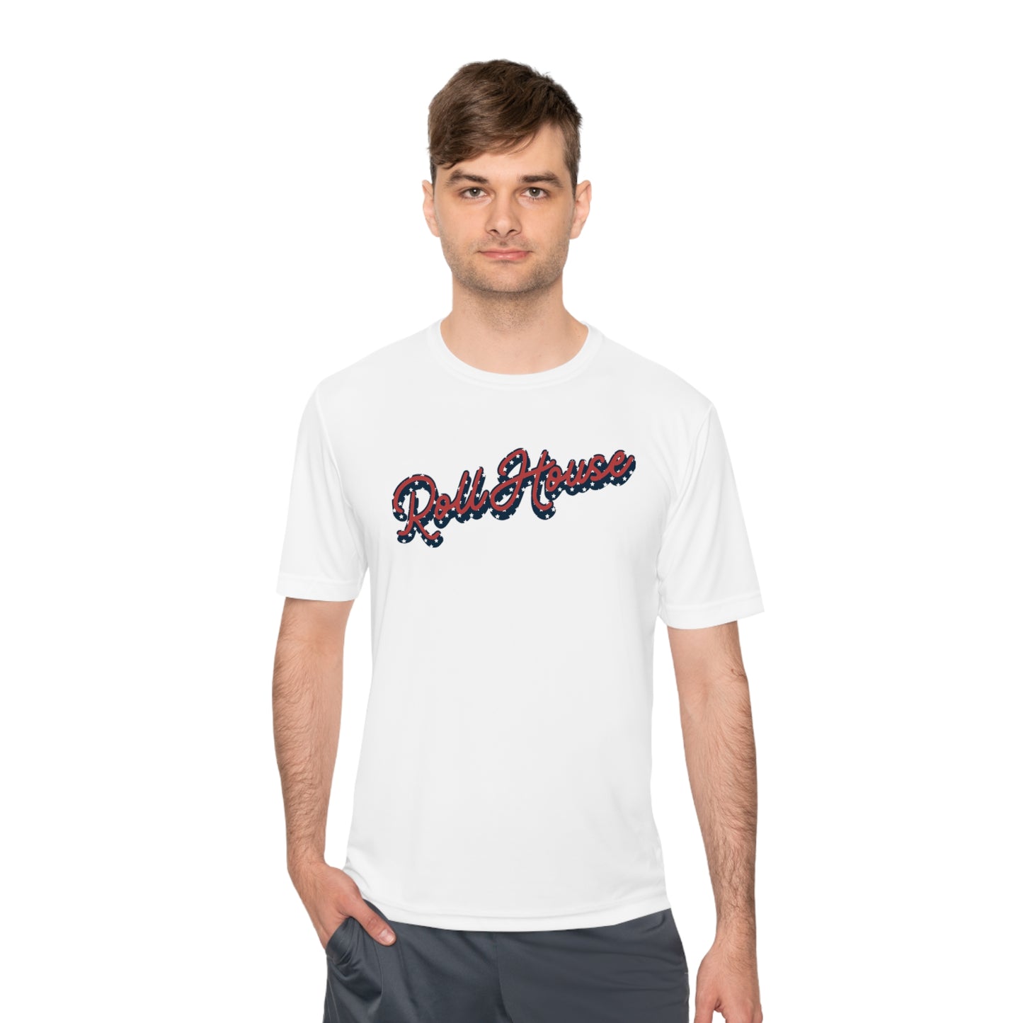 RollHouse ATHLETIC MATERIAL Unisex Moisture Wicking Tee