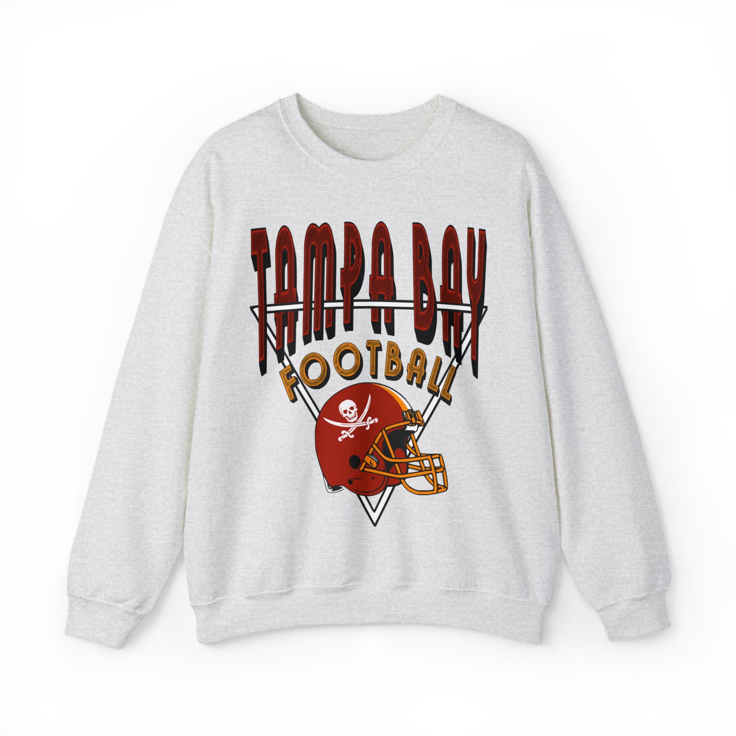 Vintage Tampa Bay Buccaneers Crewneck - Retro Men's & Women's Oversized Football Sweatshirt - Design 1