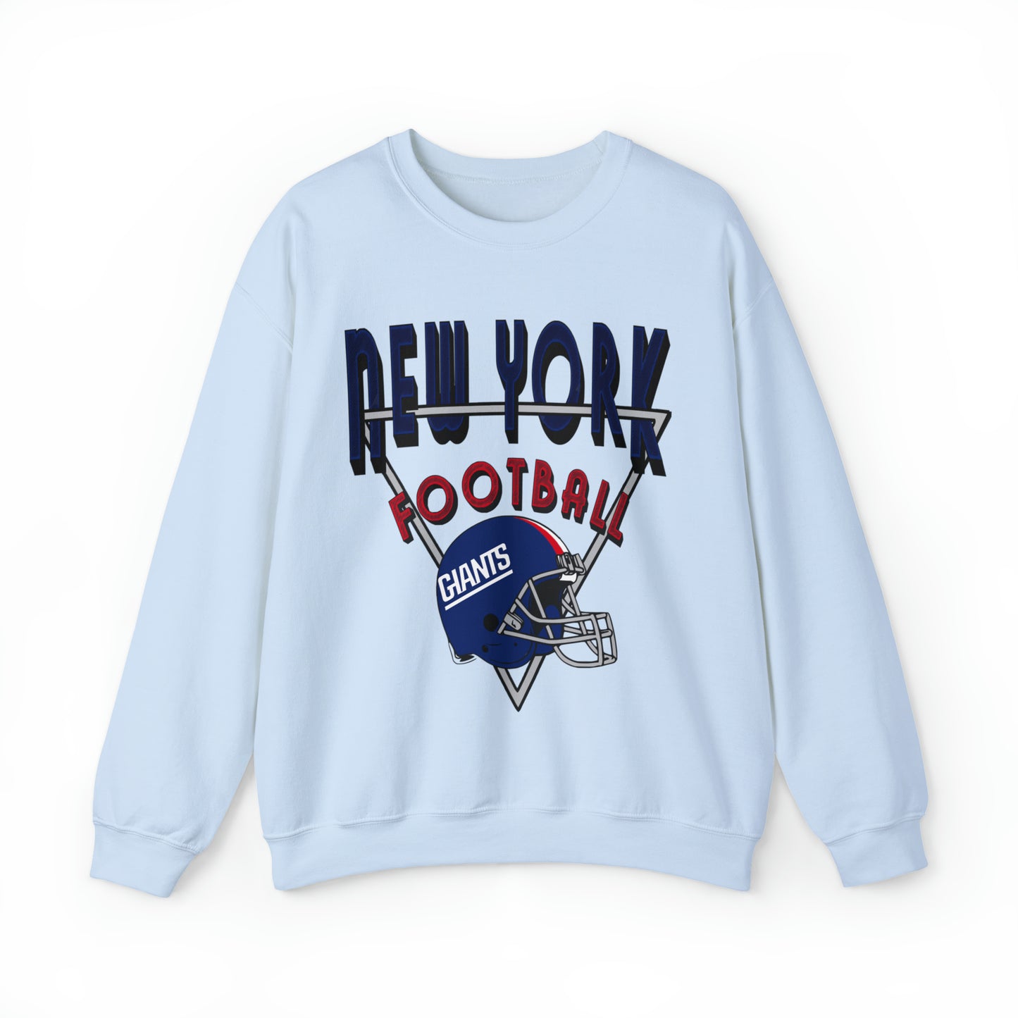 Throwback New York Giants Football Sweatshirt - Vintage Style Football Crewneck - Men's & Women's Football Apparel