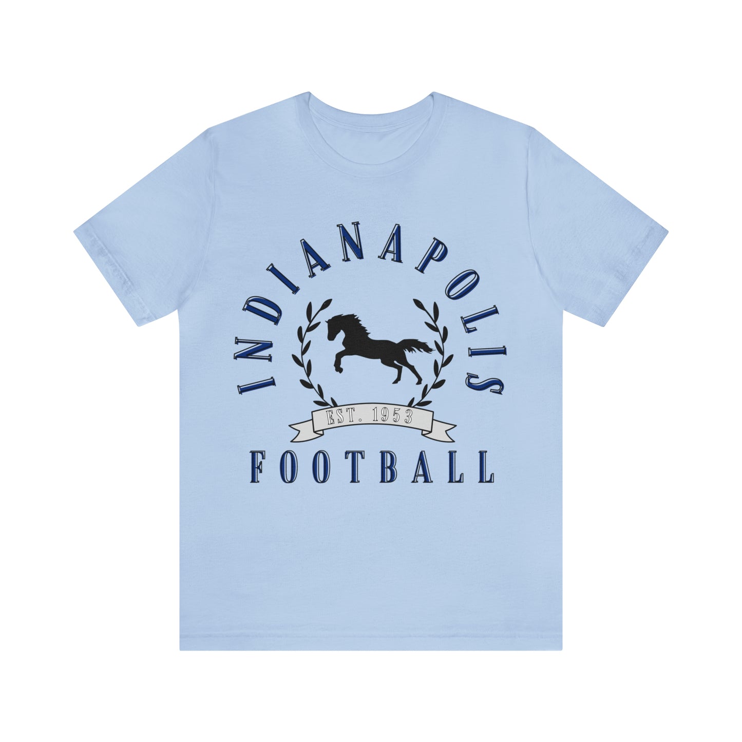 Vintage Indianapolis Colts Short Sleeve T-Shirt - Retro Style Football Tee - Men's & Women's - Design 1