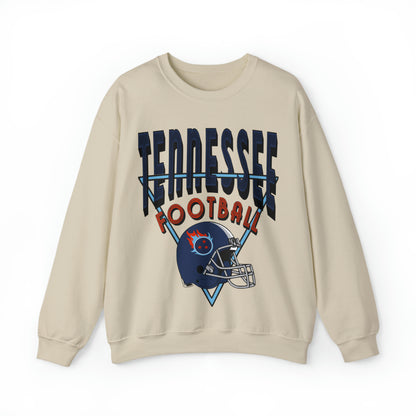 90's Tennessee Titans Sweatshirt - Vintage Men's & Women's Throwback Unisex Football Crewneck - Design 1