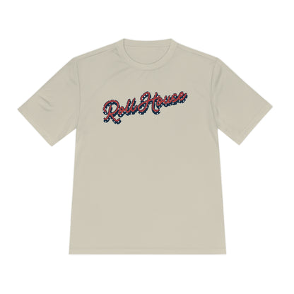 RollHouse ATHLETIC MATERIAL Unisex Moisture Wicking Tee