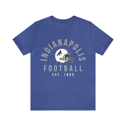 Vintage Indianapolis Colts Short Sleeve T-Shirt - Retro Style Football Tee - Men's & Women's - Design 2