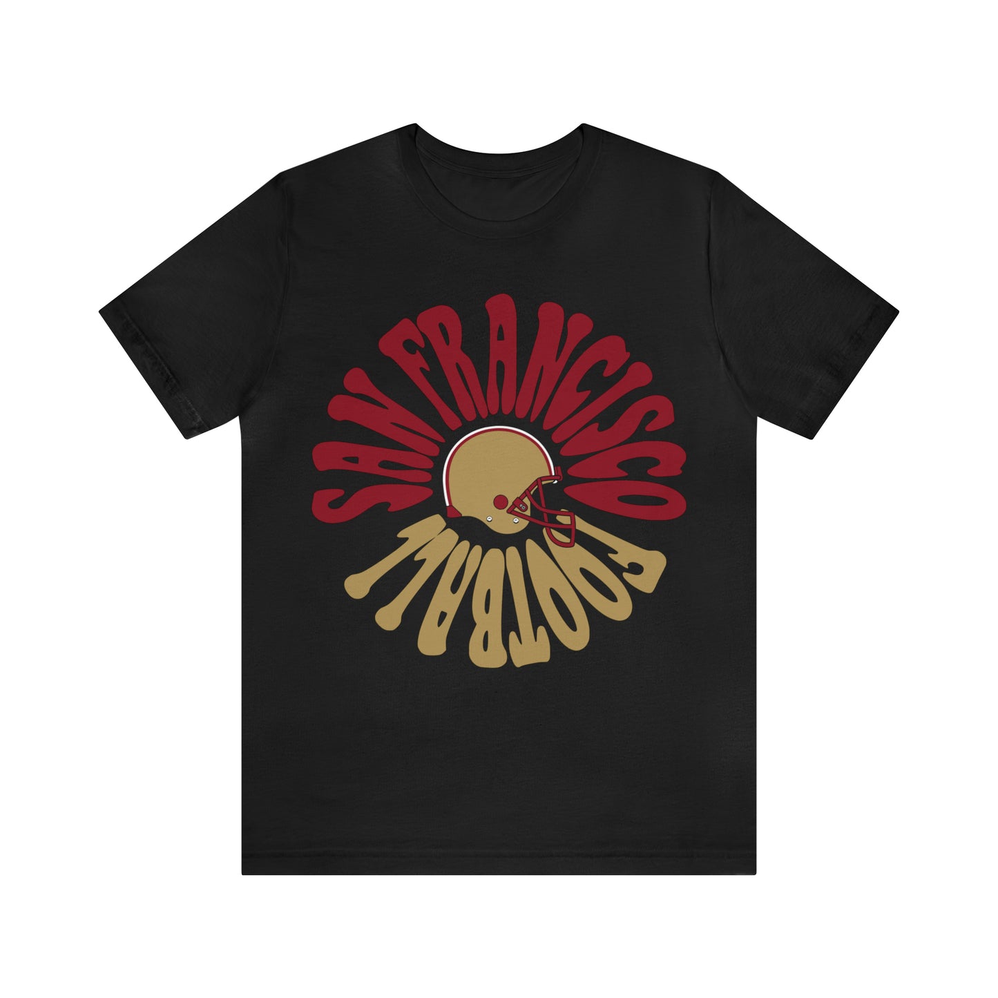 Hippy San Francisco 49ERS Tee - Vintage Football T-Shirt - Men's & Women's Unisex Apparel - Design 2