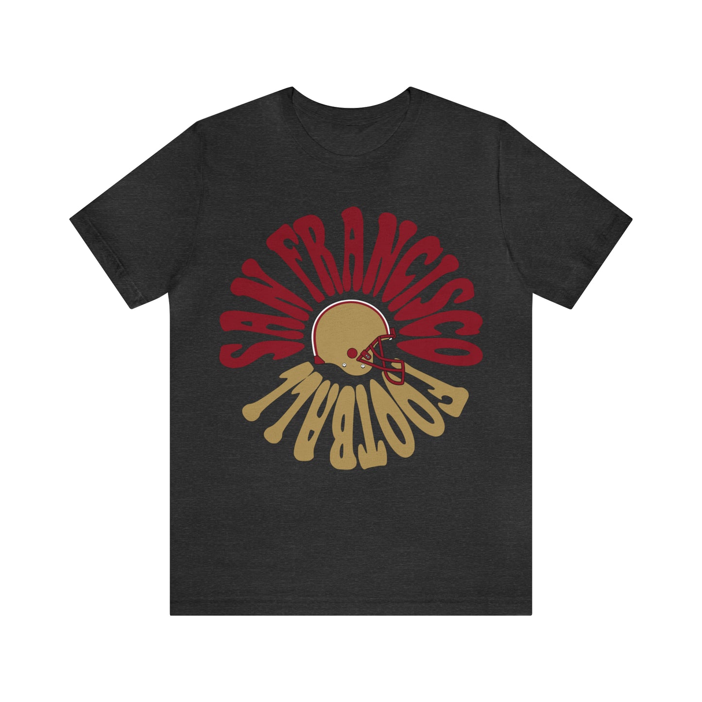 Hippy San Francisco 49ERS Tee - Vintage Football T-Shirt - Men's & Women's Unisex Apparel - Design 2