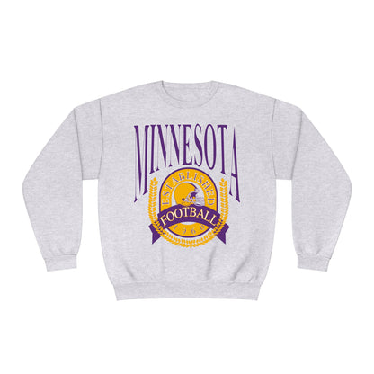 Vintage Minnesota Vikings Crewneck - Retro Unisex Football Sweatshirt - Men's & Women's 90's Oversized Hoodie - Design 1