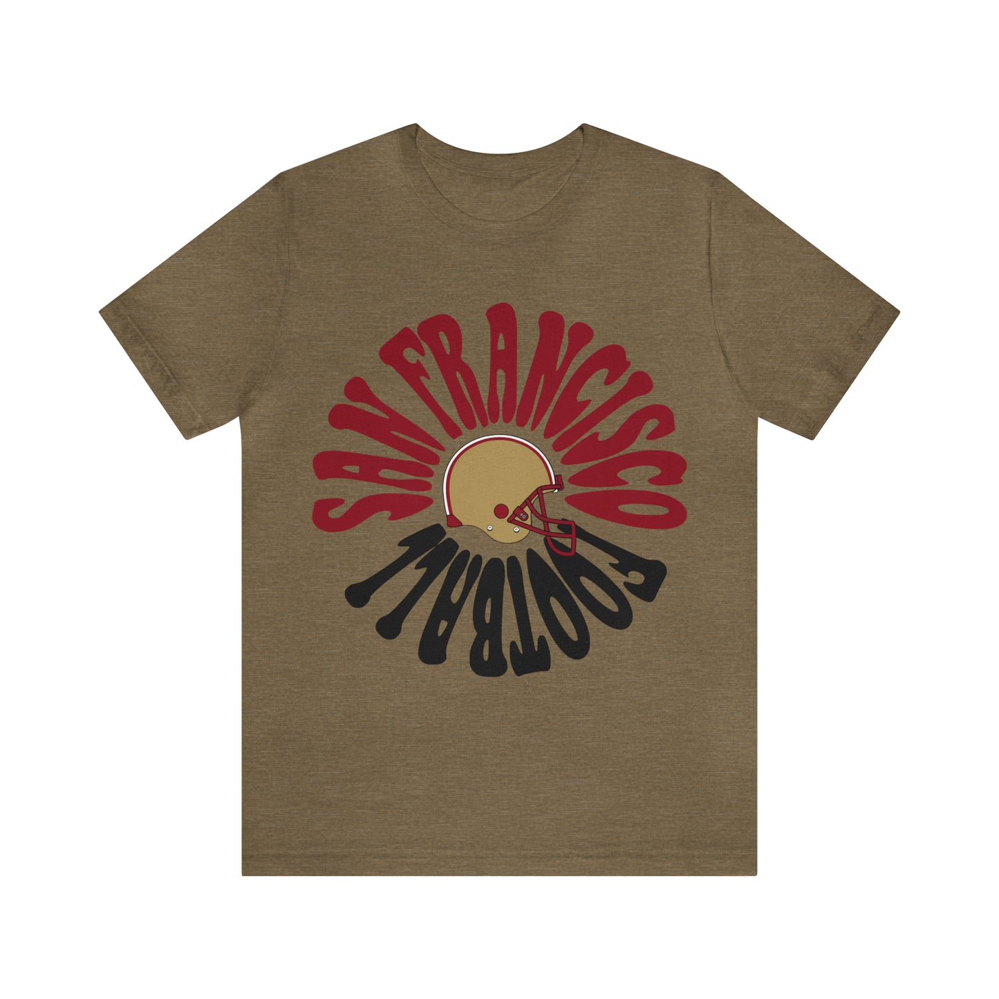 Hippy San Francisco 49ERS Tee - Vintage Football T-Shirt - Men's & Women's Unisex Apparel - Design 2