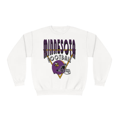 Vintage Minnesota Vikings Crewneck - Retro Unisex Football Sweatshirt - Men's & Women's 90's Oversized Hoodie