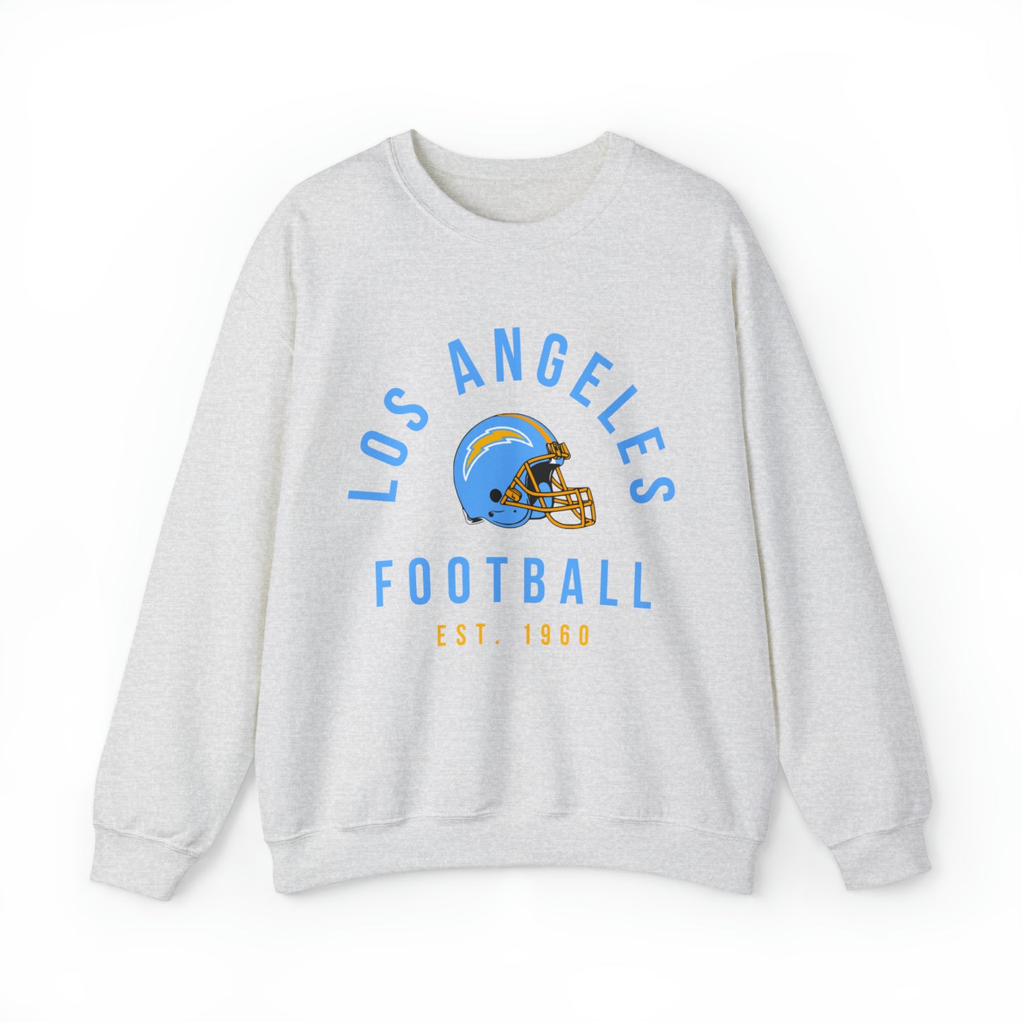 Vintage Los Angeles Chargers Crewneck Sweatshirt - Vintage California Football Sheep Style Apparel - Design 3