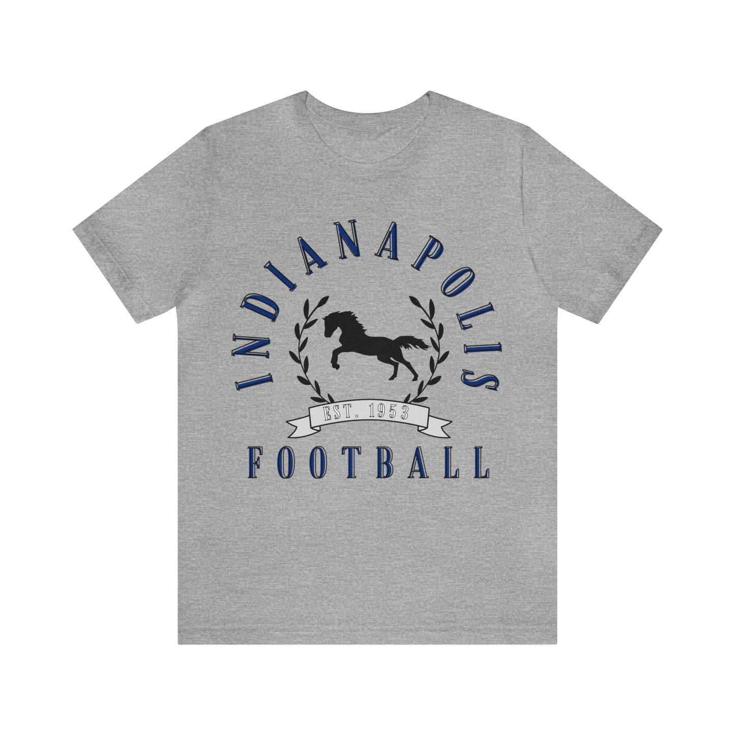 Vintage Indianapolis Colts Short Sleeve T-Shirt - Retro Style Football Tee - Men's & Women's - Design 1