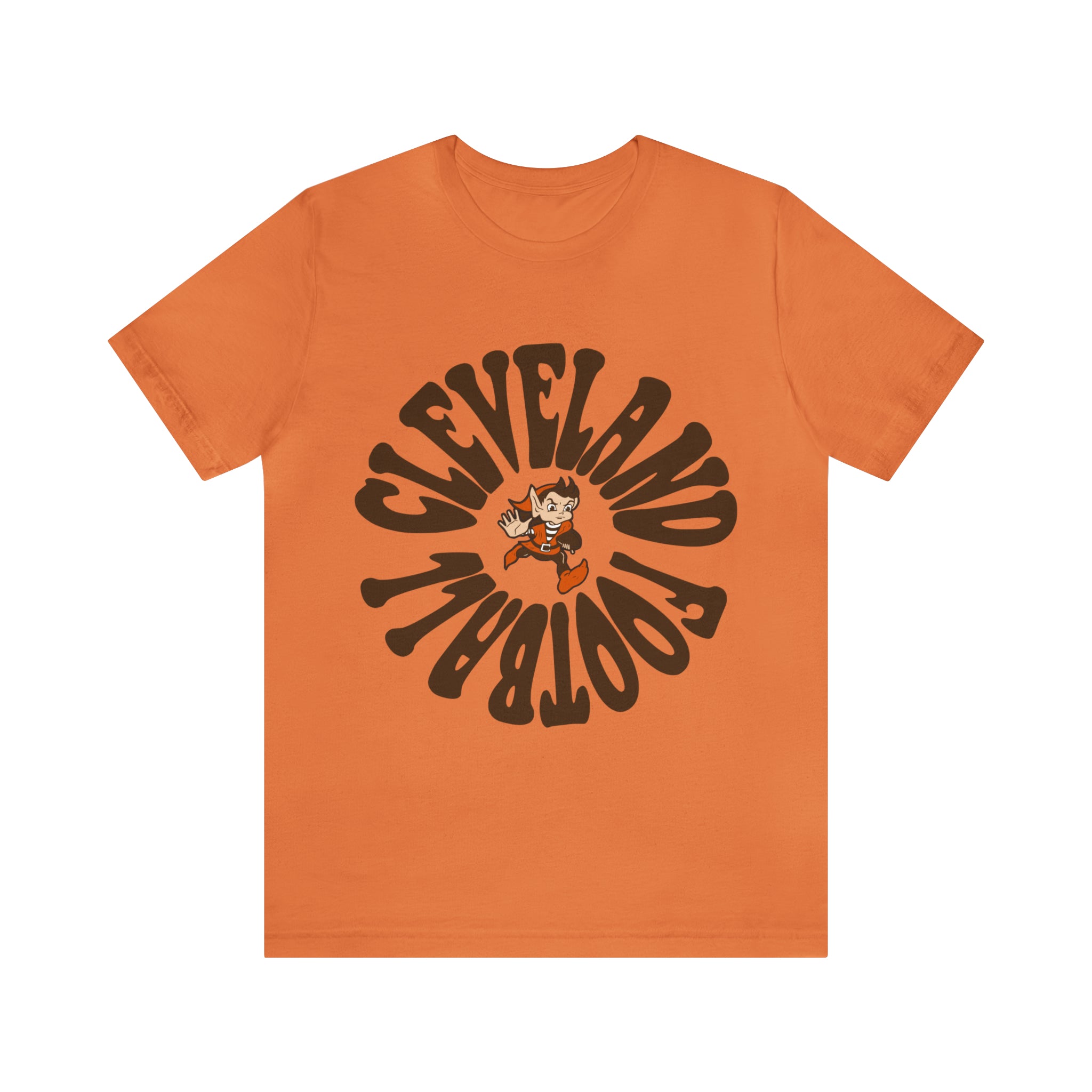 Hippy Cleveland Browns T Shirt Vintage Brownie Elf Cleveland Browns The Dallas Family Apparel Company