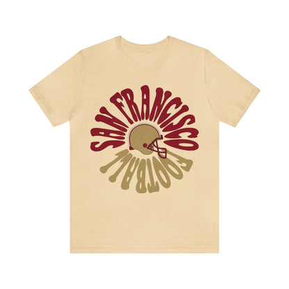 Hippy San Francisco 49ERS Tee - Vintage Football T-Shirt - Men's & Women's Unisex Apparel - Design 2