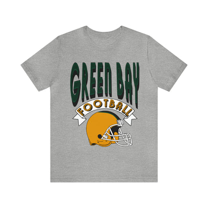 Vintage Green Bay Packers Football Tee - Vintage Style NFL Tshirt - Men's & Women's Baseball Apparel - Design 3