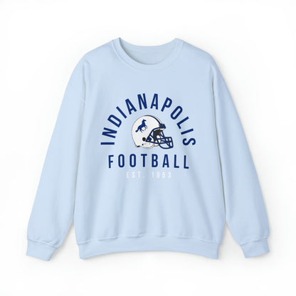 Vintage Indianapolis Colts Crewneck Sweatshirt - Retro Style Football Apparel - Men's & Women's - Design 2