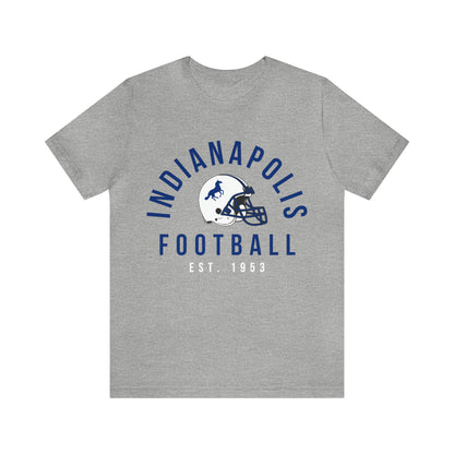 Vintage Indianapolis Colts Short Sleeve T-Shirt - Retro Style Football Tee - Men's & Women's - Design 2