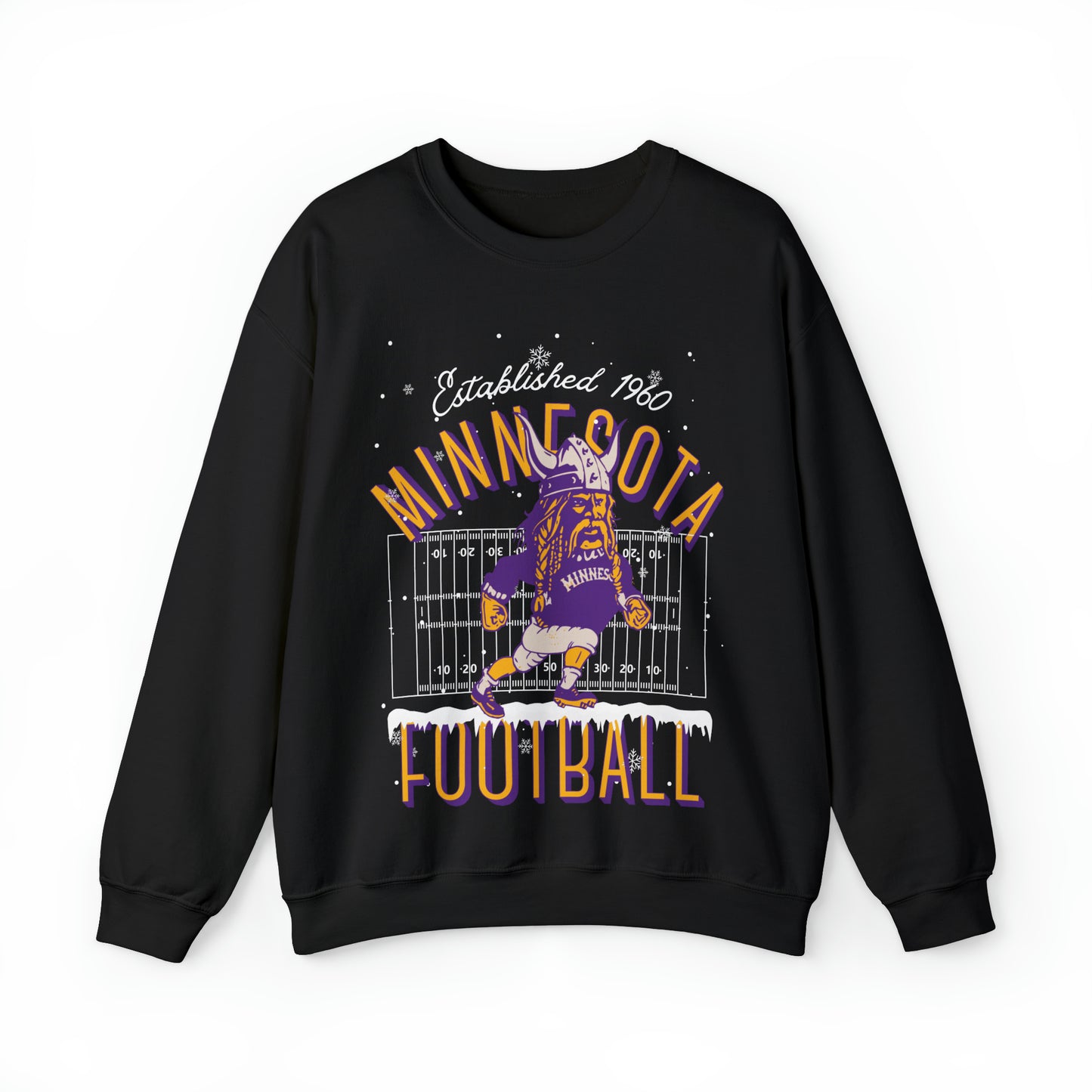 Minnesota Vikings Christmas Crewneck Sweatshirt - Holiday NFL Football Hoodie SKOL Mascot - Winter Men's & Women's Apparel