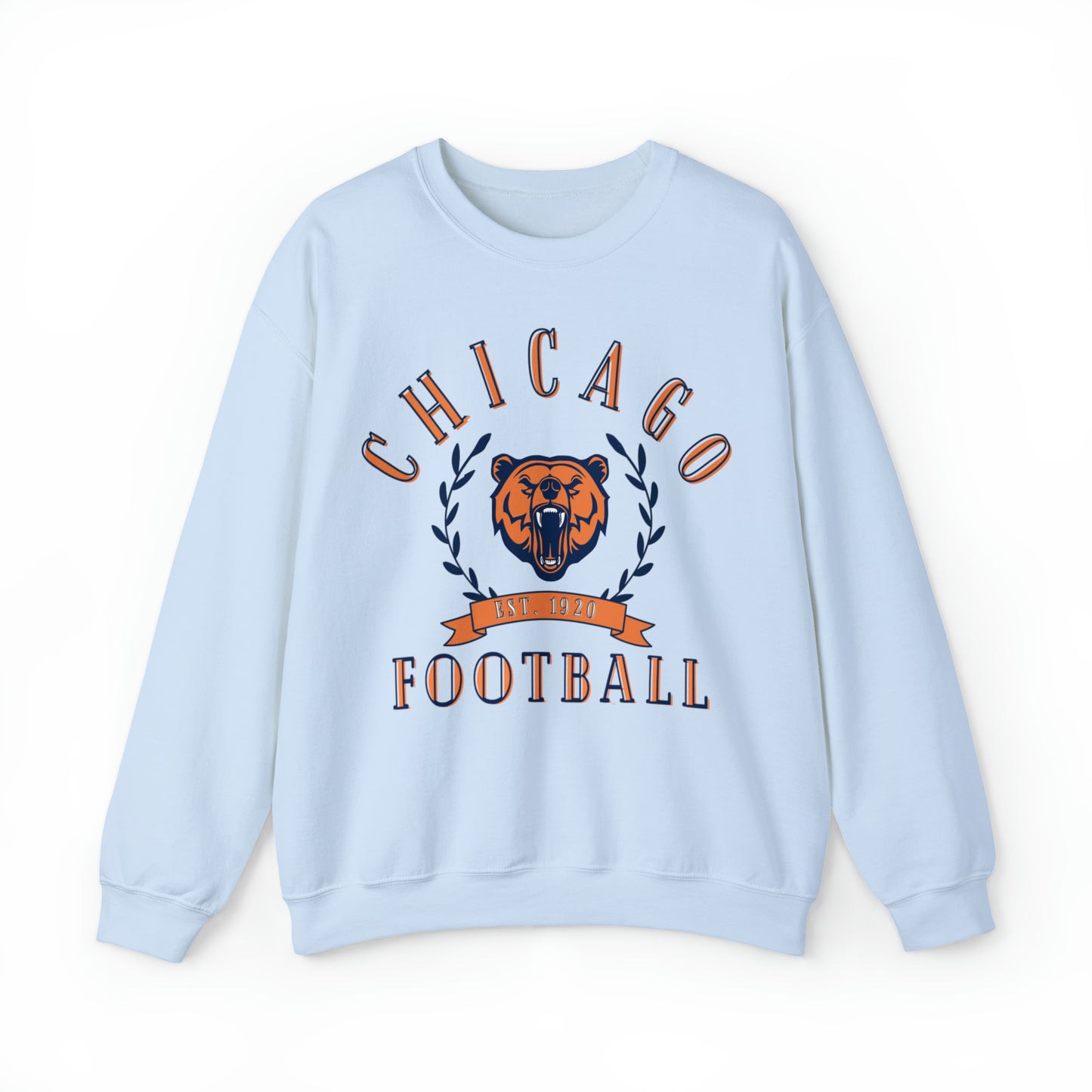 Chicago Bears Crewneck Sweatshirt - Vintage Football - Retro Style Football Apparel - Design 3