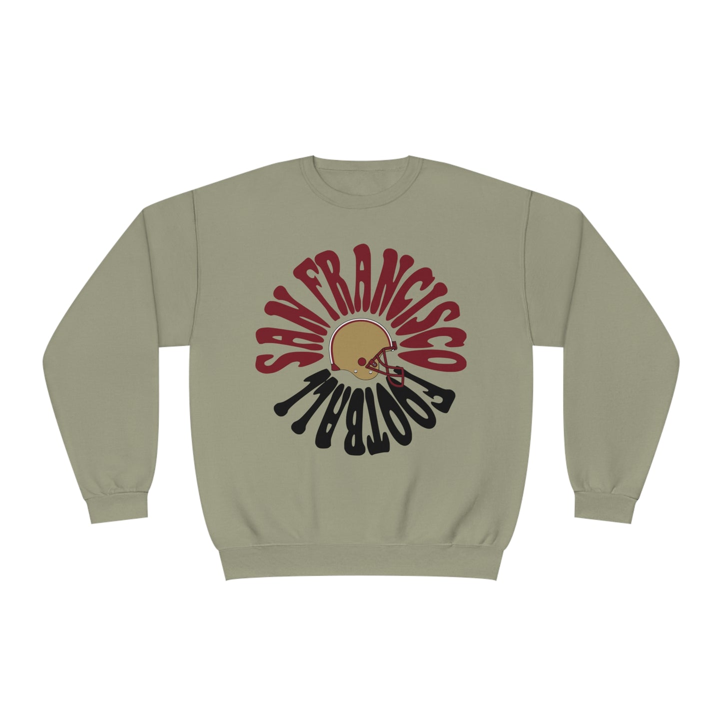 Retro San Francisco 49ERS Crewneck - Vintage Football Sweatshirt - Men's Women's Unisex Apparel - Design 2