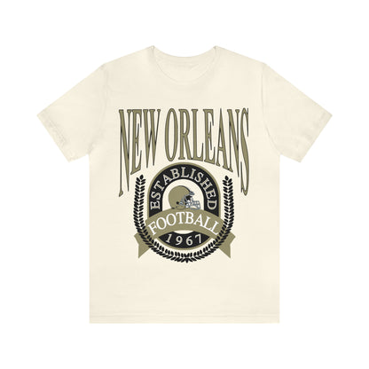 Throwback New Orleans Saints Crewneck - Vintage Style Louisiana Football Sweatshirt - Men's, Women's Design 1