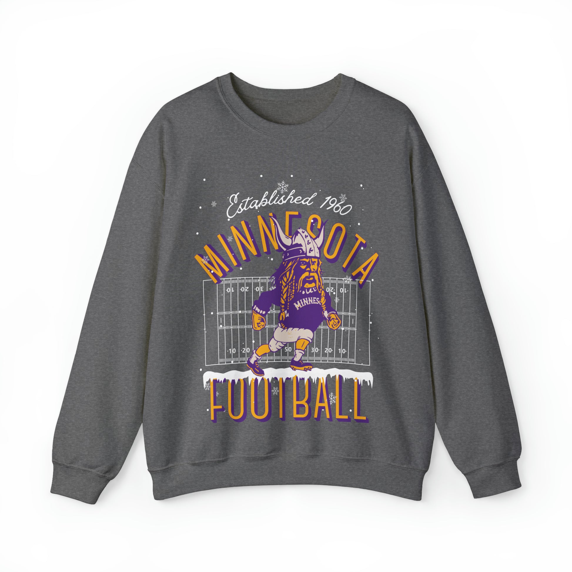 Minnesota Vikings Christmas Crewneck Sweatshirt - Holiday NFL Football Hoodie SKOL Mascot - Winter Men's & Women's Apparel