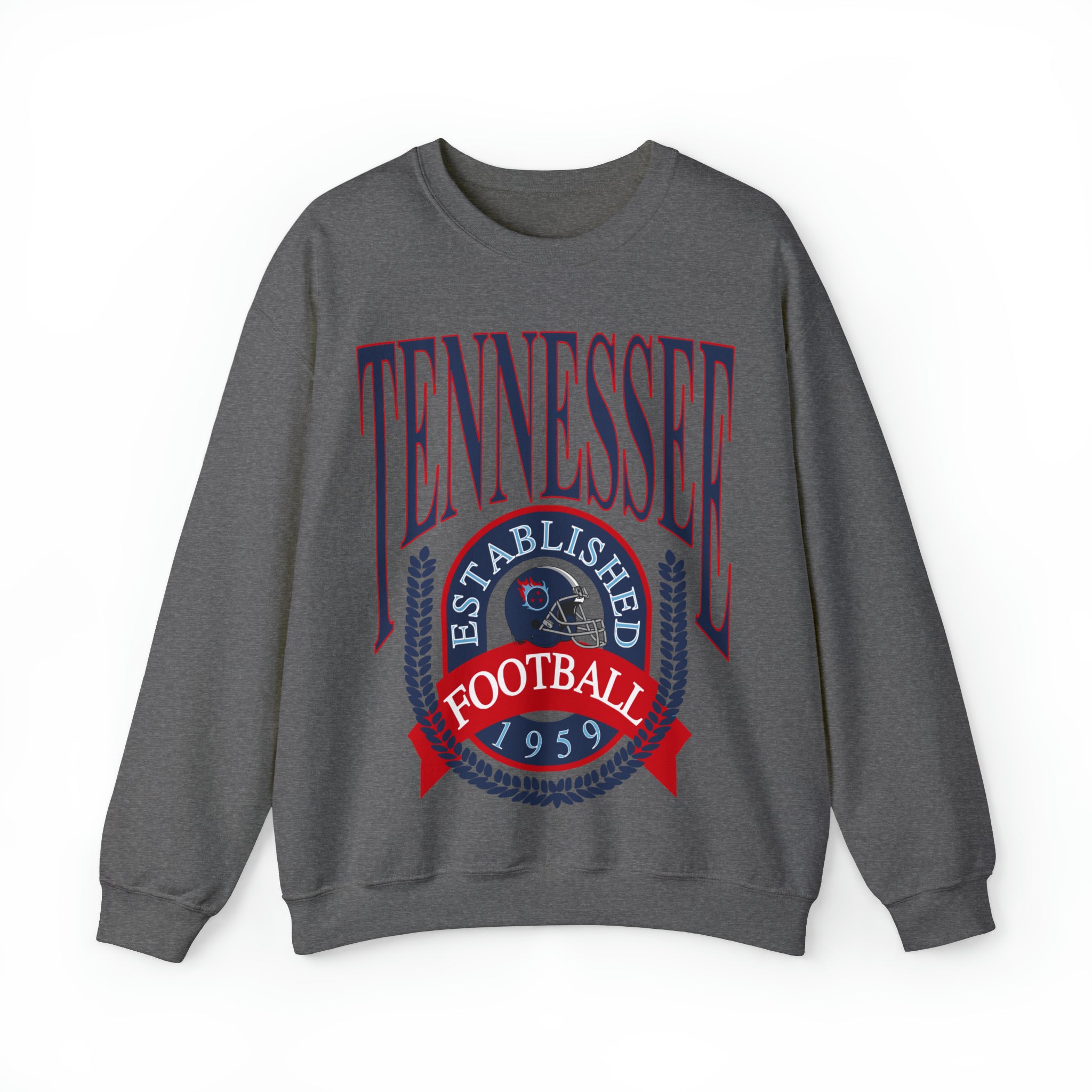 Tennessee titans crew online neck sweatshirt