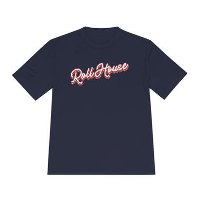 RollHouse ATHLETIC MATERIAL Unisex Moisture Wicking Tee