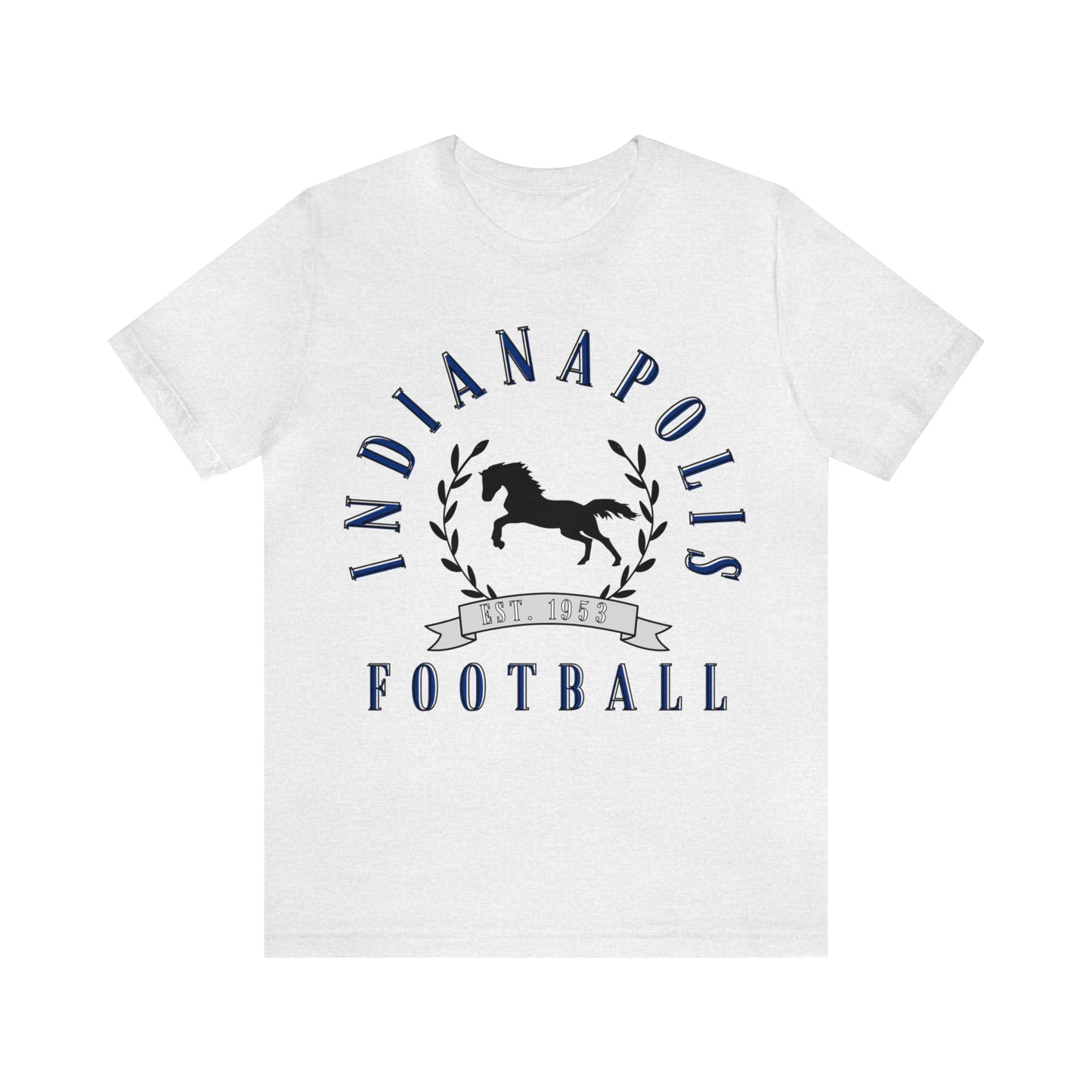 Vintage Indianapolis Colts Short Sleeve T-Shirt - Retro Style Football Tee - Men's & Women's - Design 1