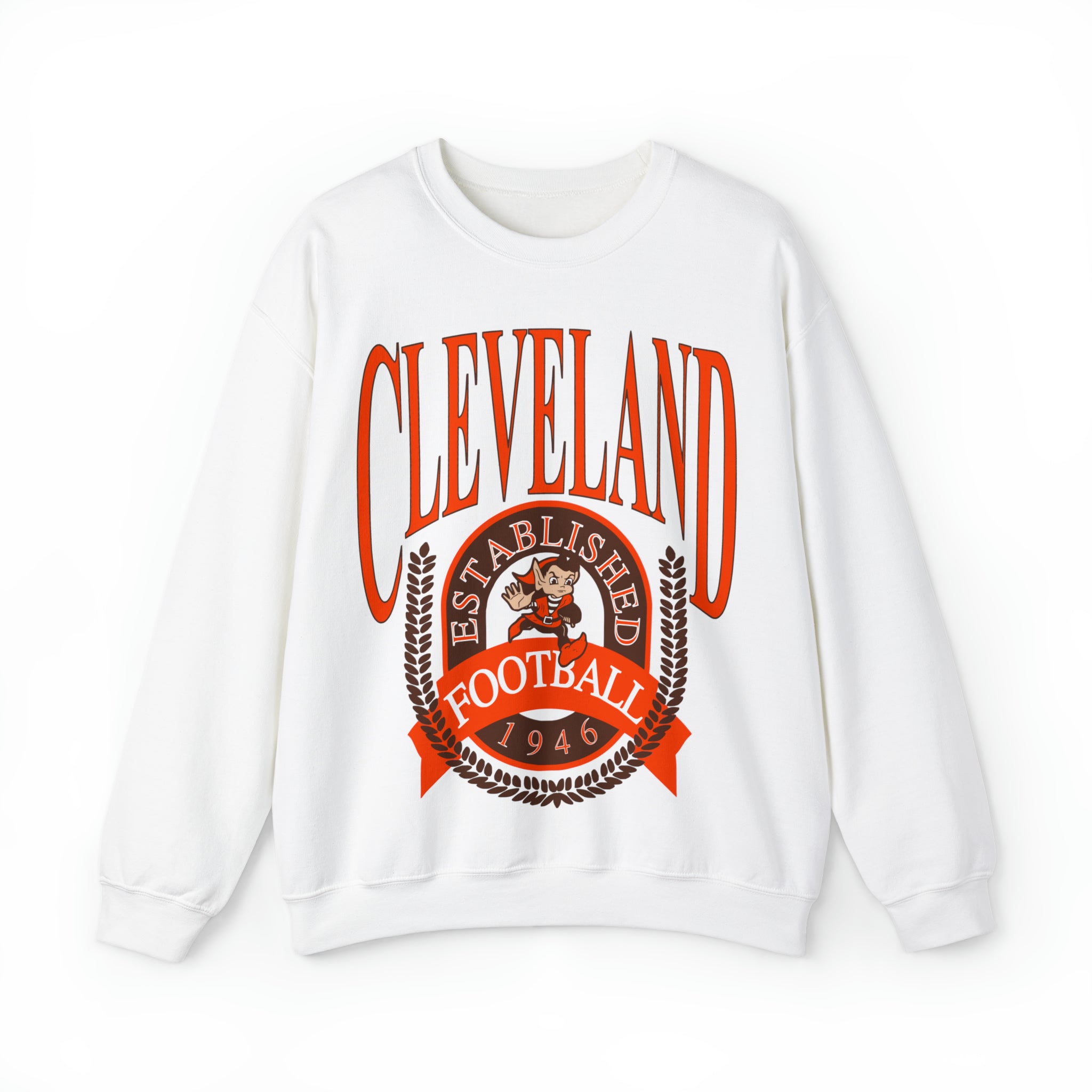 Browns deals sweatshirt womens