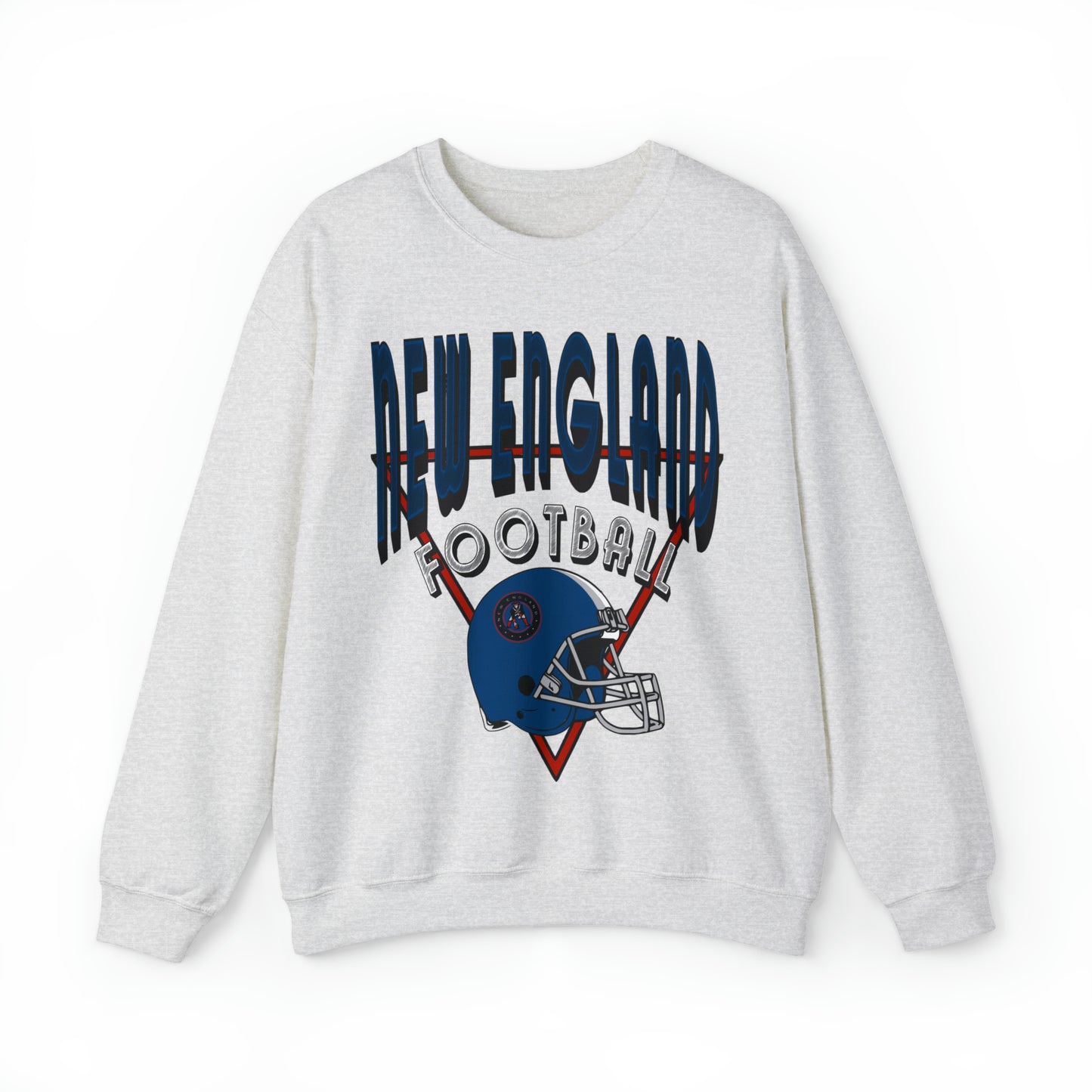 Vintage New England Patriots Sweatshirt - Vintage Style Football Crewneck - Men's & Women's Football Apparel