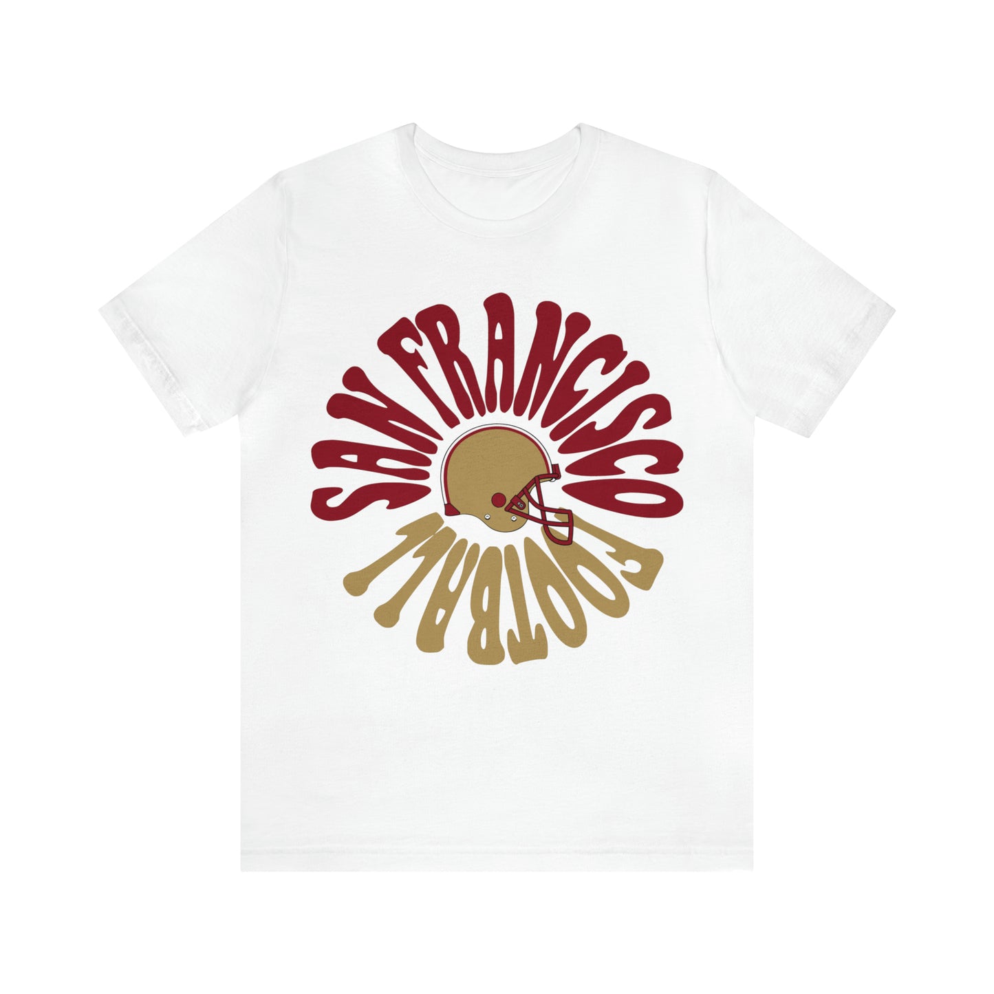 Hippy San Francisco 49ERS Tee - Vintage Football T-Shirt - Men's & Women's Unisex Apparel - Design 2