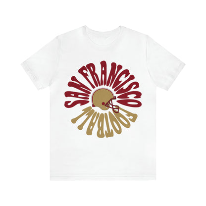 Hippy San Francisco 49ERS Tee - Vintage Football T-Shirt - Men's & Women's Unisex Apparel - Design 2