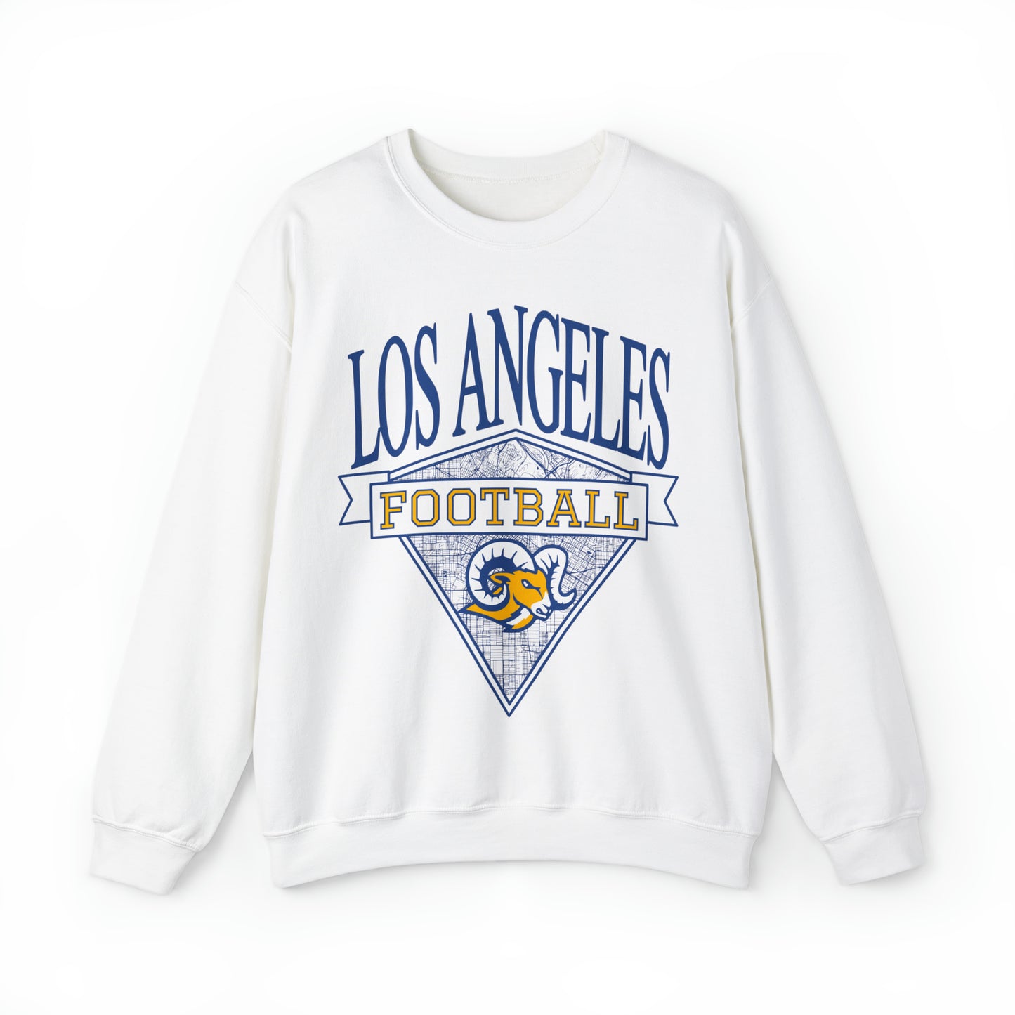 Vintage Los Angeles Rams Crewneck Sweatshirt - Retro California Football Apparel - Men's & Women's Unisex Sizing