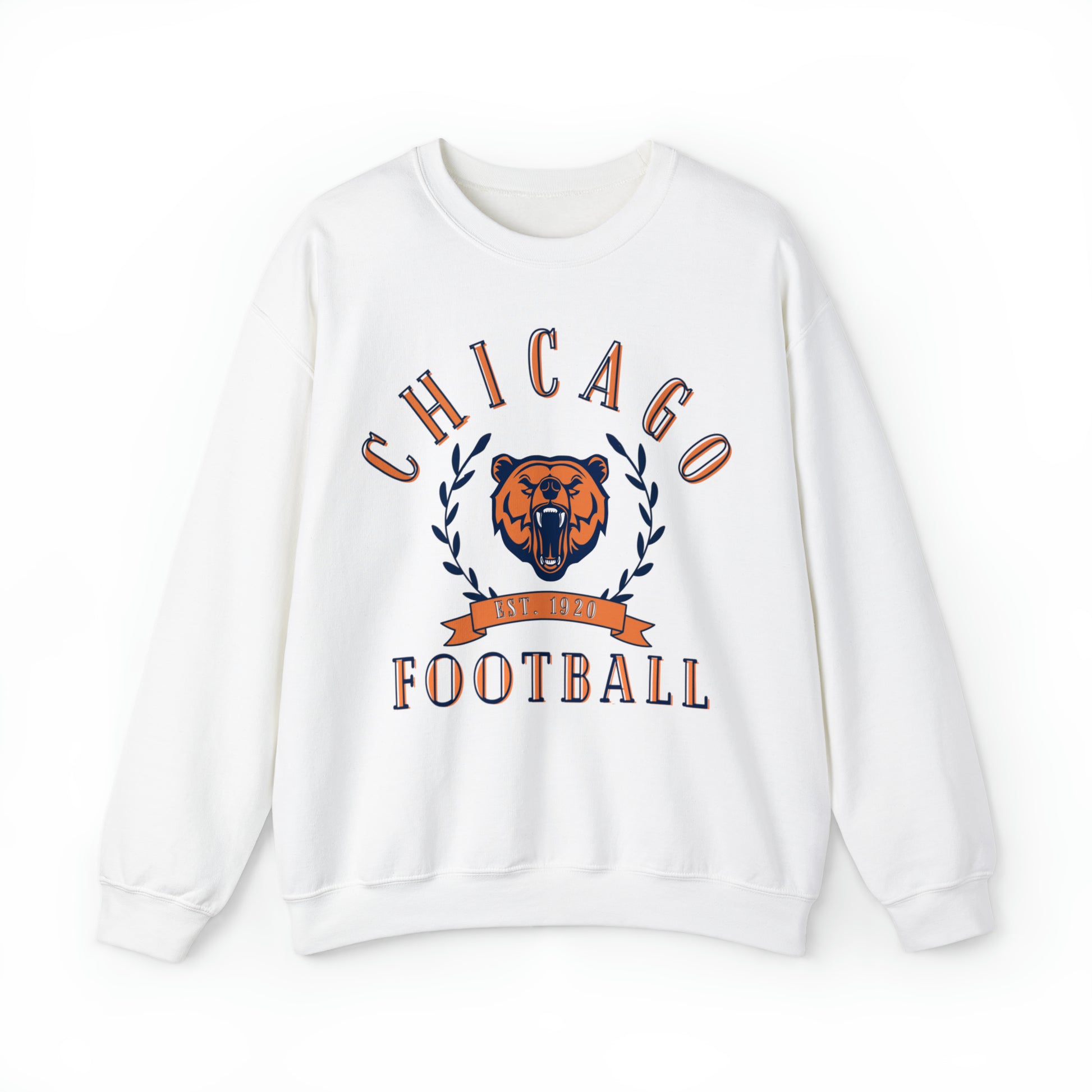 Chicago Bears Crewneck Sweatshirt - Vintage Football - Retro Style Football Apparel - Design 3