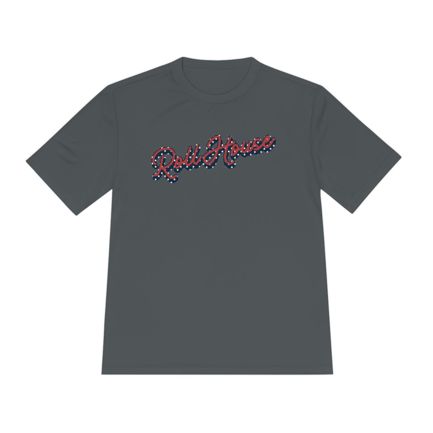 RollHouse ATHLETIC MATERIAL Unisex Moisture Wicking Tee