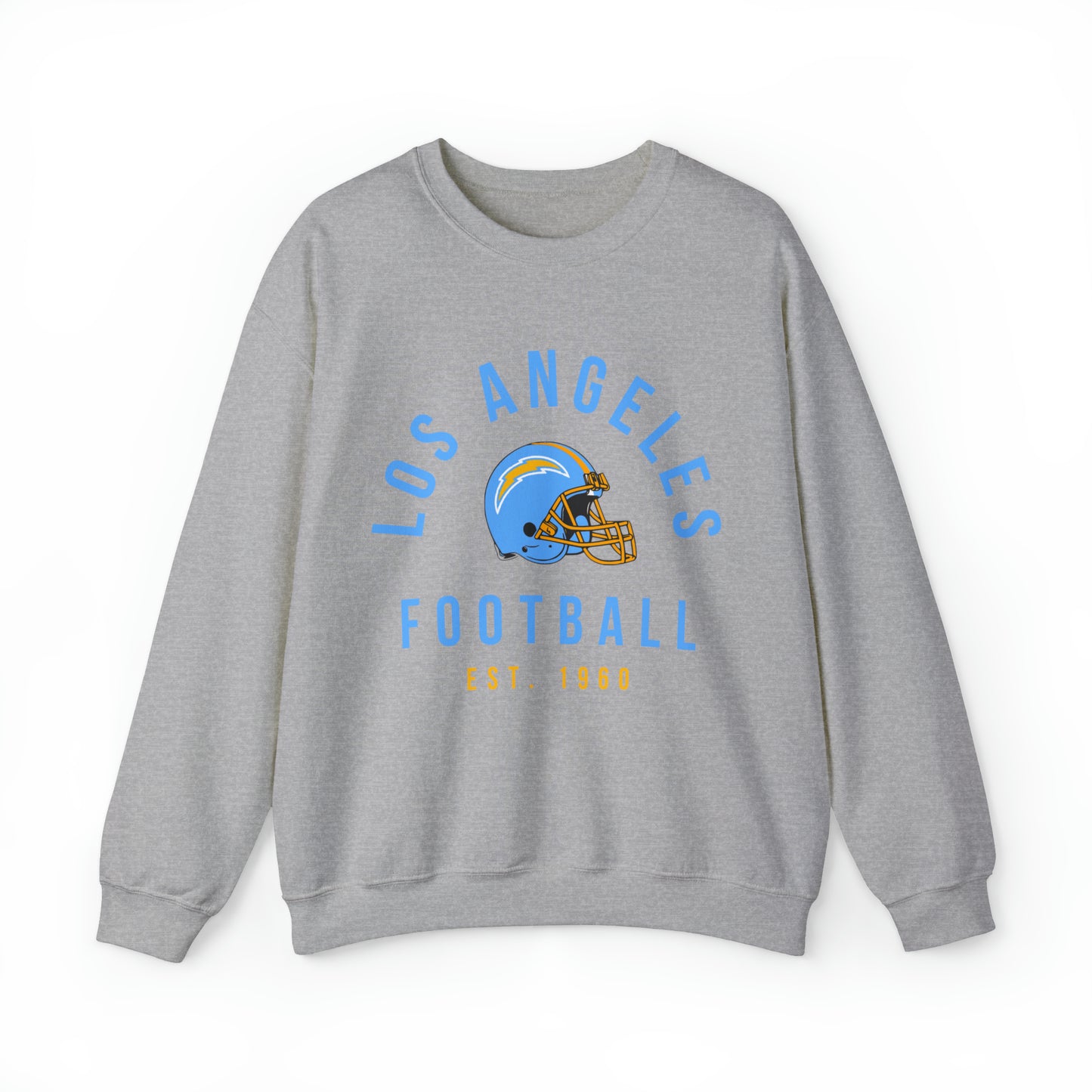 Vintage Los Angeles Chargers Crewneck Sweatshirt - Vintage California Football Sheep Style Apparel - Design 3