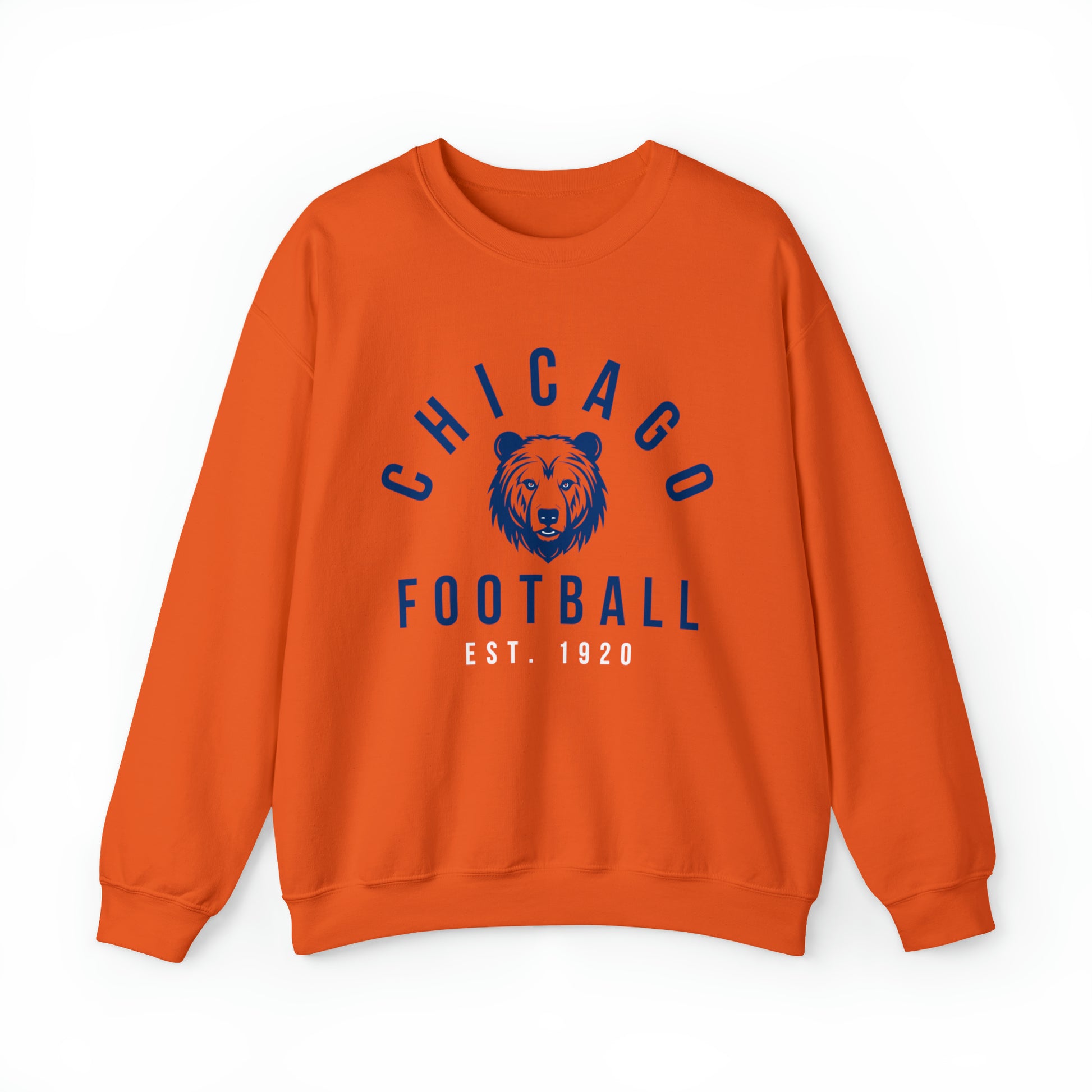 Vintage Chicago Bears Crewneck Sweatshirt - Throwback NFL Football Oversized Men's & Women's Crewneck - Design 4