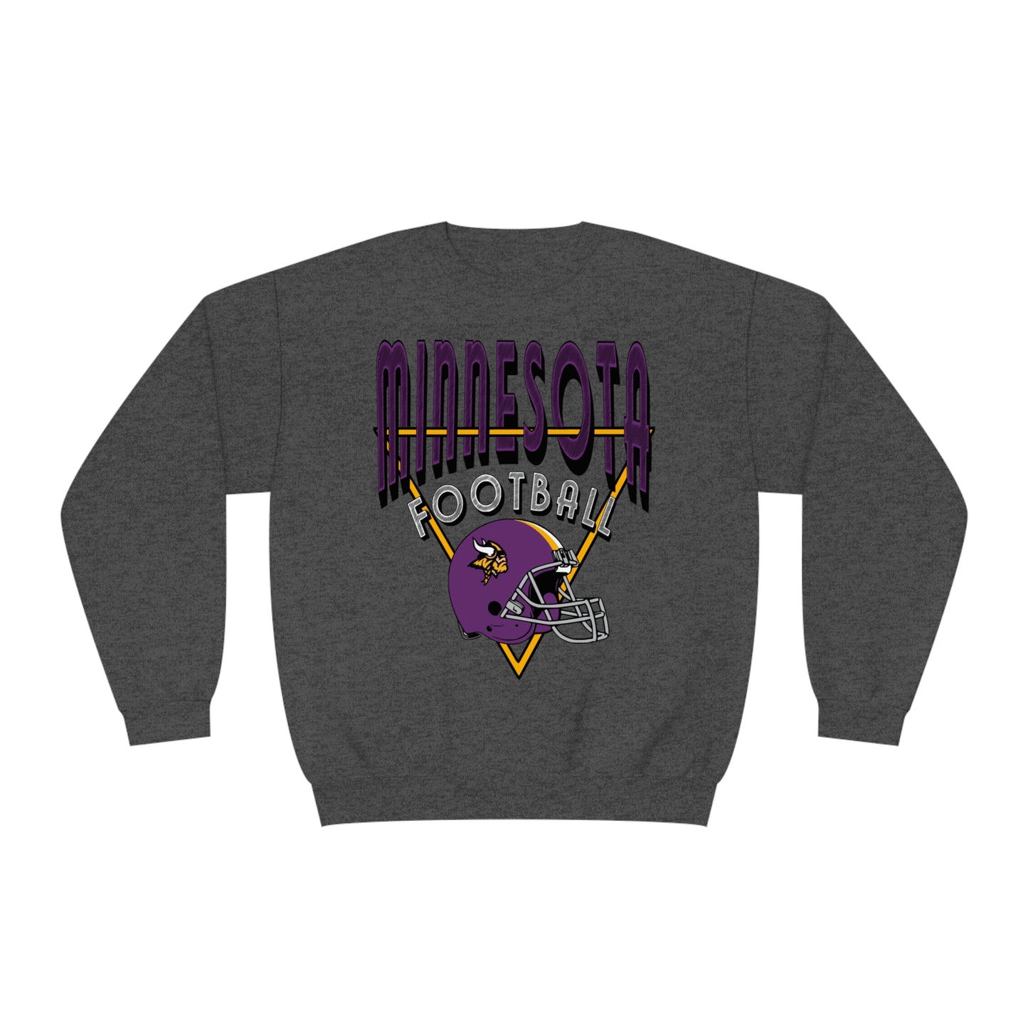 Vintage Minnesota Vikings Crewneck - Retro Unisex Football Sweatshirt - Men's & Women's 90's Oversized Hoodie