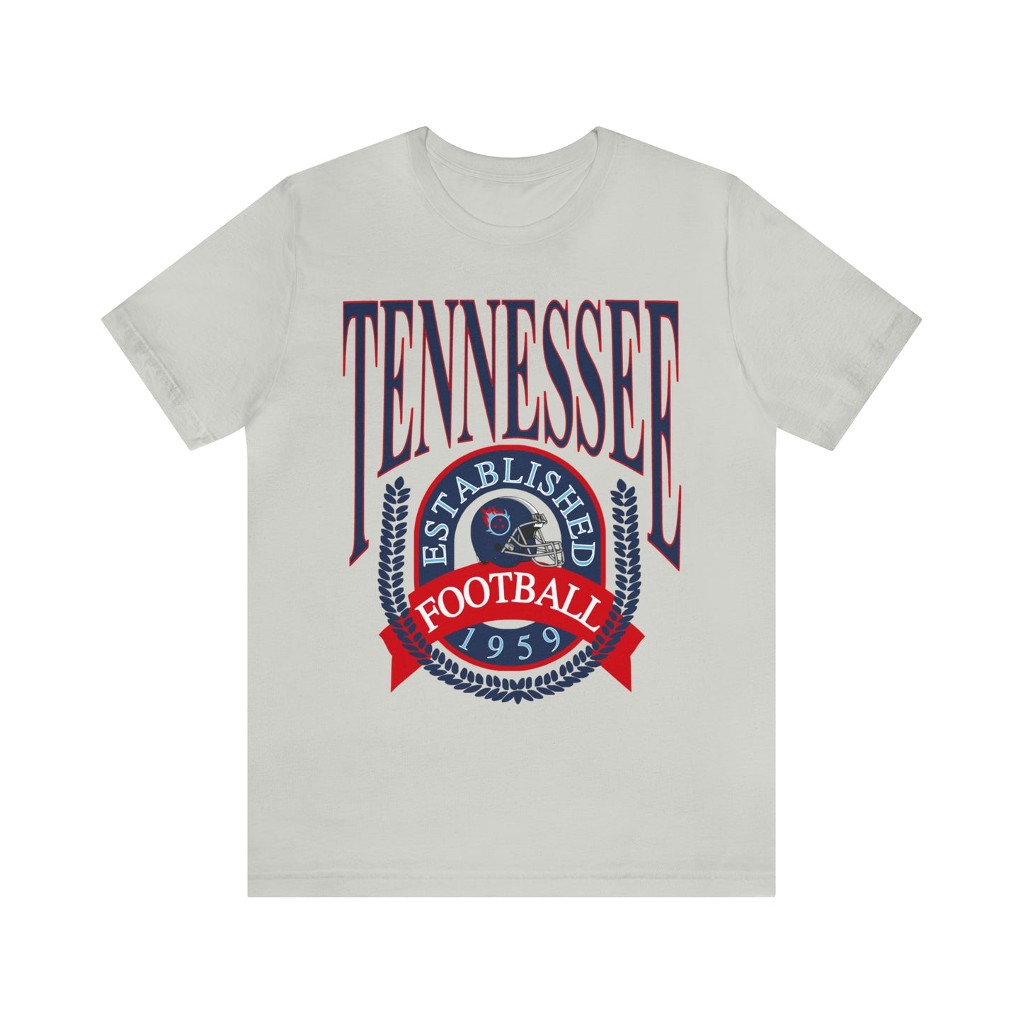 Throwback Tennessee Titans Tee - Vintage Style Football Short Sleeve T-Shirt- Men's & Women's Football Apparel - Design 1