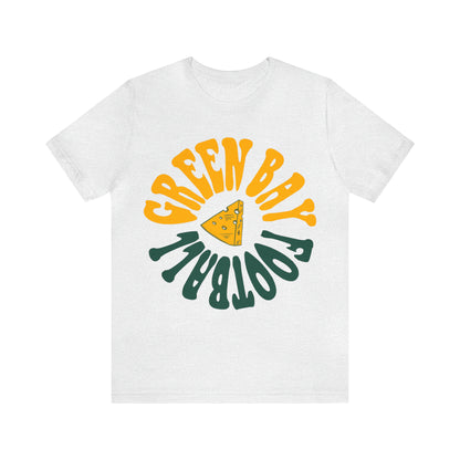 Hippy Green Bay Packers Retro Tee - Vintage Style T-Shirt - Wisconsin Cheese Head - Design 2