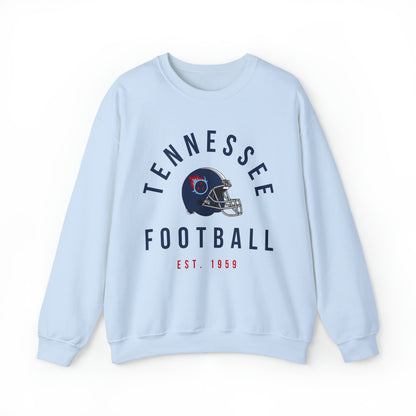 Vintage Tennessee Titans Sweatshirt - Vintage Men's & Women's Throwback Unisex Football Crewneck - Design 4