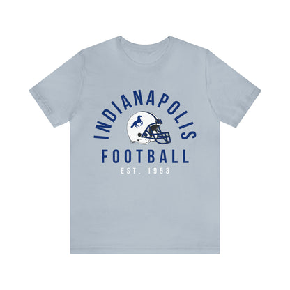 Vintage Indianapolis Colts Short Sleeve T-Shirt - Retro Style Football Tee - Men's & Women's - Design 2