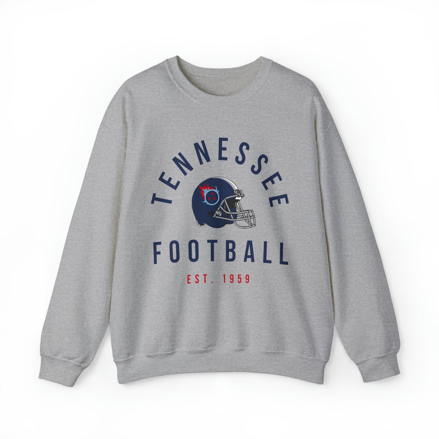 Vintage Tennessee Titans Sweatshirt - Vintage Men's & Women's Throwback Unisex Football Crewneck - Design 4