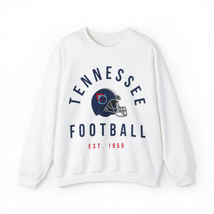 Vintage Tennessee Titans Crewneck Sweatshirt - Vintage Men's & Women's Oversized Unisex Football Apparel - Design 4