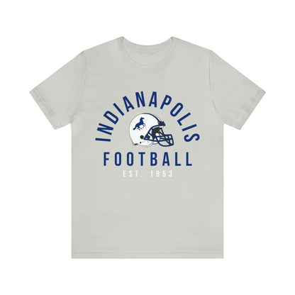 Vintage Indianapolis Colts Short Sleeve T-Shirt - Retro Style Football Tee - Men's & Women's - Design 2