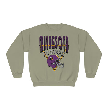 Vintage Minnesota Vikings Crewneck - Retro Unisex Football Sweatshirt - Men's & Women's 90's Oversized Hoodie