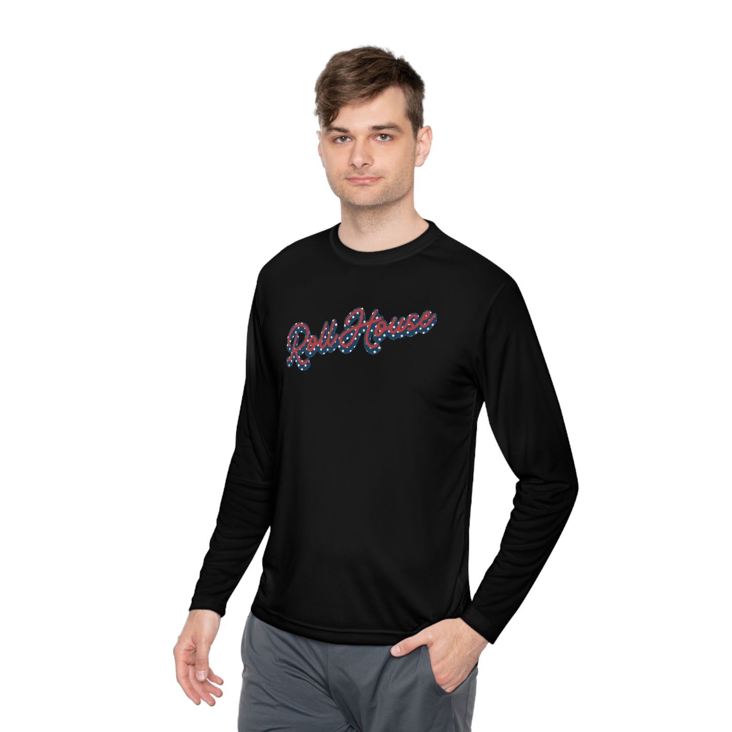 RollHouse ATHLETIC MATERIAL Lightweight Long Sleeve Tee