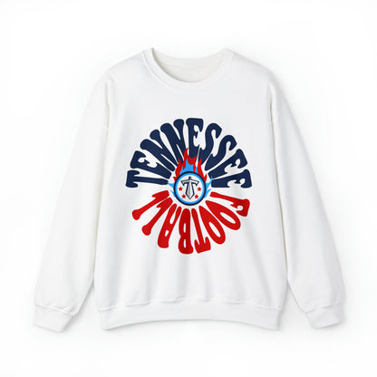 Retro Tennessee Titans Sweatshirt - Vintage Style Football Crewneck - Men's & Women's Football Apparel - Design 2