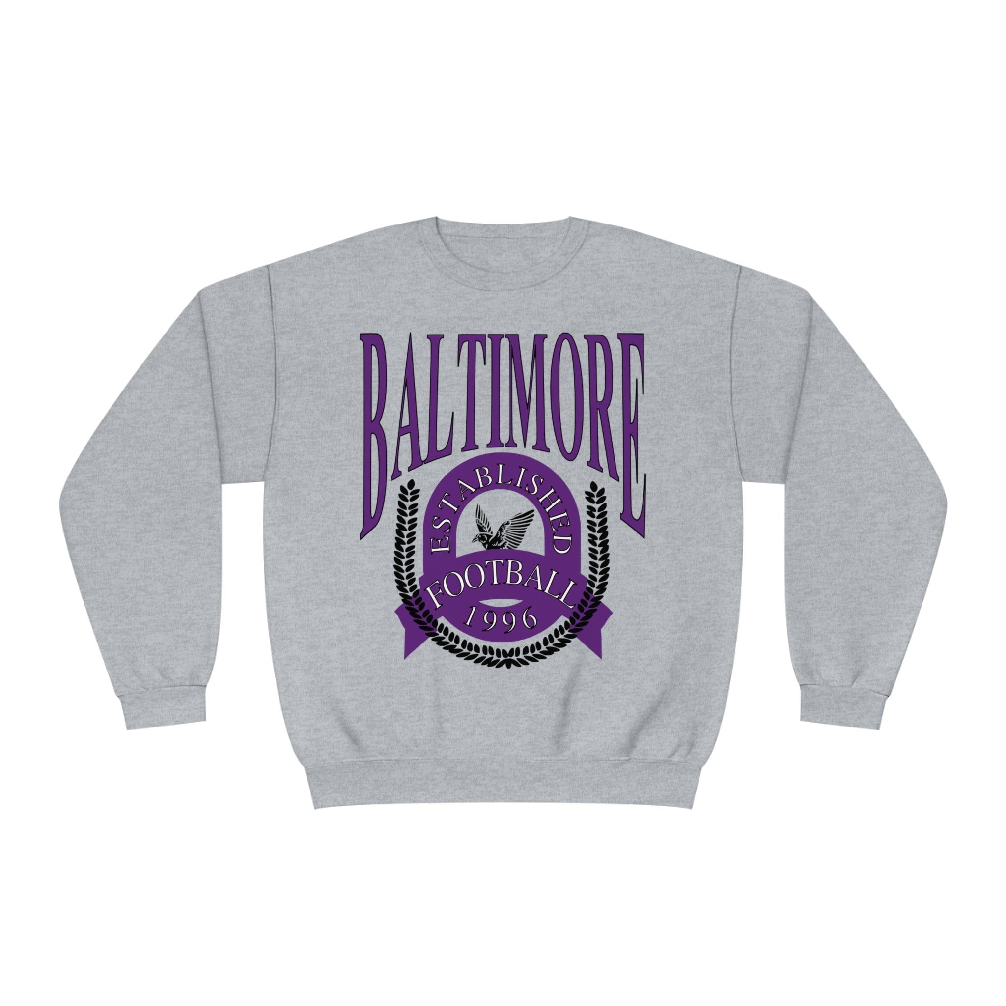 The Dallas Family Throwback Baltimore Ravens Design Vintage Crewneck Retro Men s Women s Sweatshirt Design 1 Sandstone 3XL