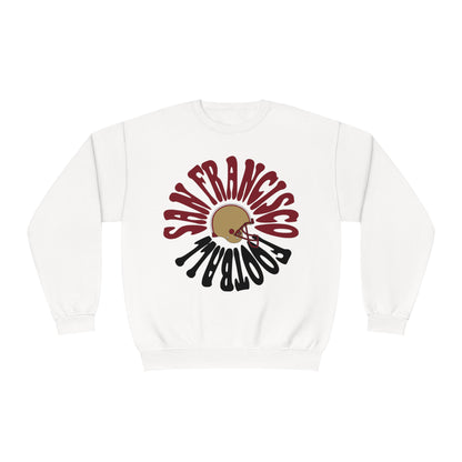 Retro San Francisco 49ERS Crewneck - Vintage Football Sweatshirt - Men's Women's Unisex Apparel - Design 2